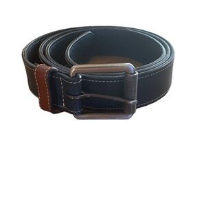 Johnston&Murphy Belt Black/Brown/Metal size 44 China Genuine Leather Casual